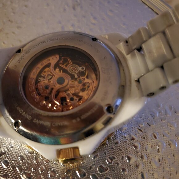 Android Seagull Automatic W.R. 100 Meter/330 FT TY2807 Skeleton Movement - Picture 4 of 5